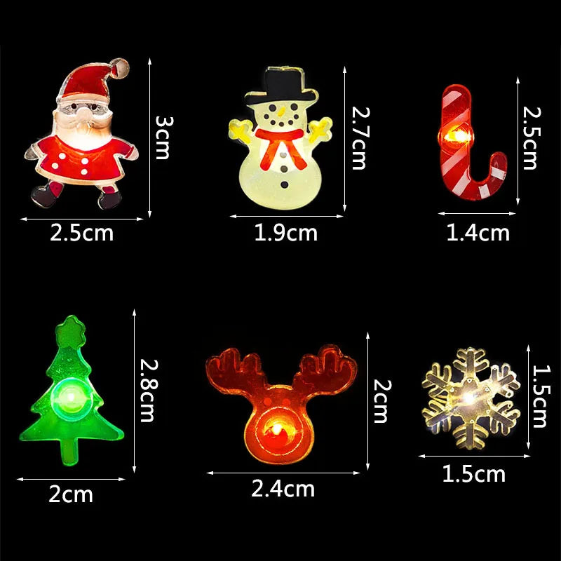 2M 20LED Santa Claus Snowflake LED Light String Christmas Decoration For Home Xmas Tree Ornament 2025 Navidad Kids Gift New Year
