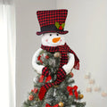 Christmas Decorations Santa Claus Home Christmas Tree Decorations Snowman Tree Top Star Decorations for Mall Home Christmas