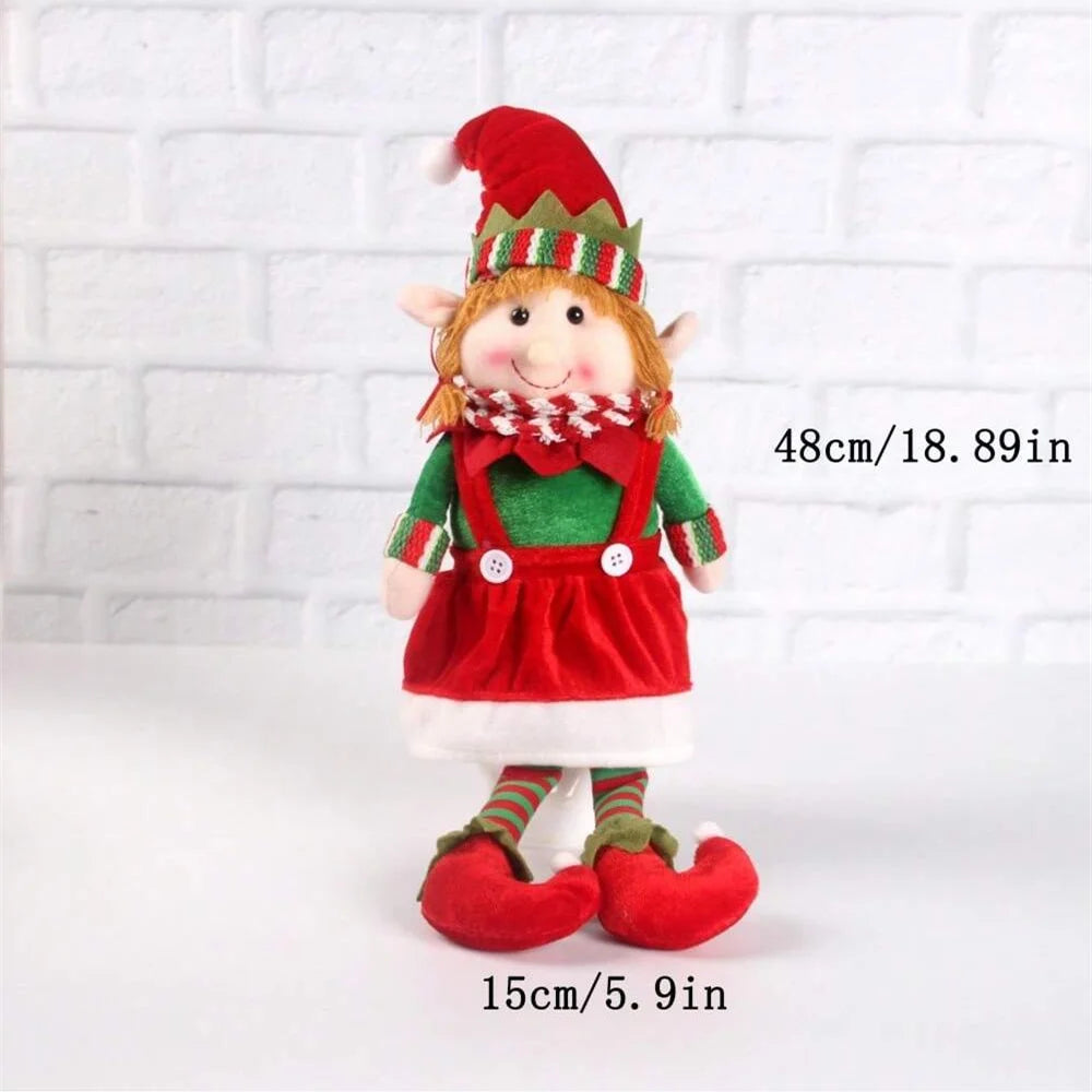 Christmas Fairy Decorations, & Cute Fairies Wearing Dresses, Perfect for Living Room, Bedroom, Dining Table, Christmas Tree