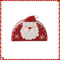 JUSTINLAU Santa Claus Napkin Holder Nordic Style Creative Ceramic Relief Christmas Tissue Holder Home Decoration for Xmas Gift