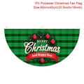 Christmas Outdoor Fan-shaped Flag Banner Merry Christmas Decoration for Home 2024 Xmas Ornament Navidad Natal Noel New Year 2025
