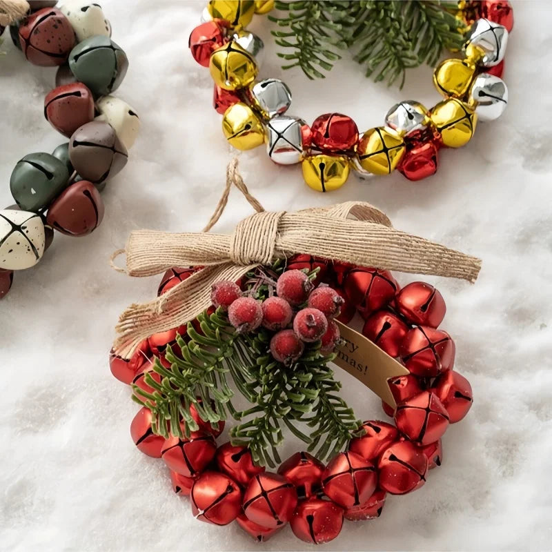1PC Christmas decorations,wall hanging doors,flower garlands, bell strings, party decorations, living room decorations