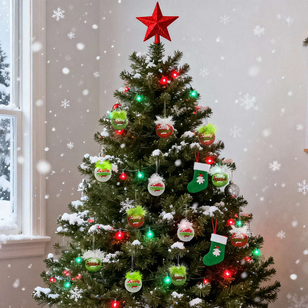 Christmas Ball Decoration Holiday Home Decoration Christmas Tree Decoration Indoor Party Supplies Scene Layout Props Navidad