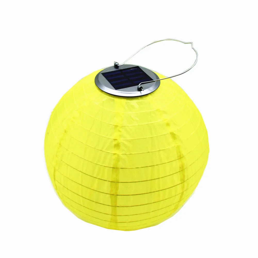 New Year Decoration Solar Light  Lantern Outdoor Waterproof Solar LED Lamp Festival Hanging Lantern Christmas Wedding Decor