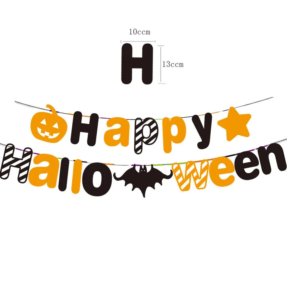 Halloween Decoration Banner for Home Living Room Decoration Halloween Party