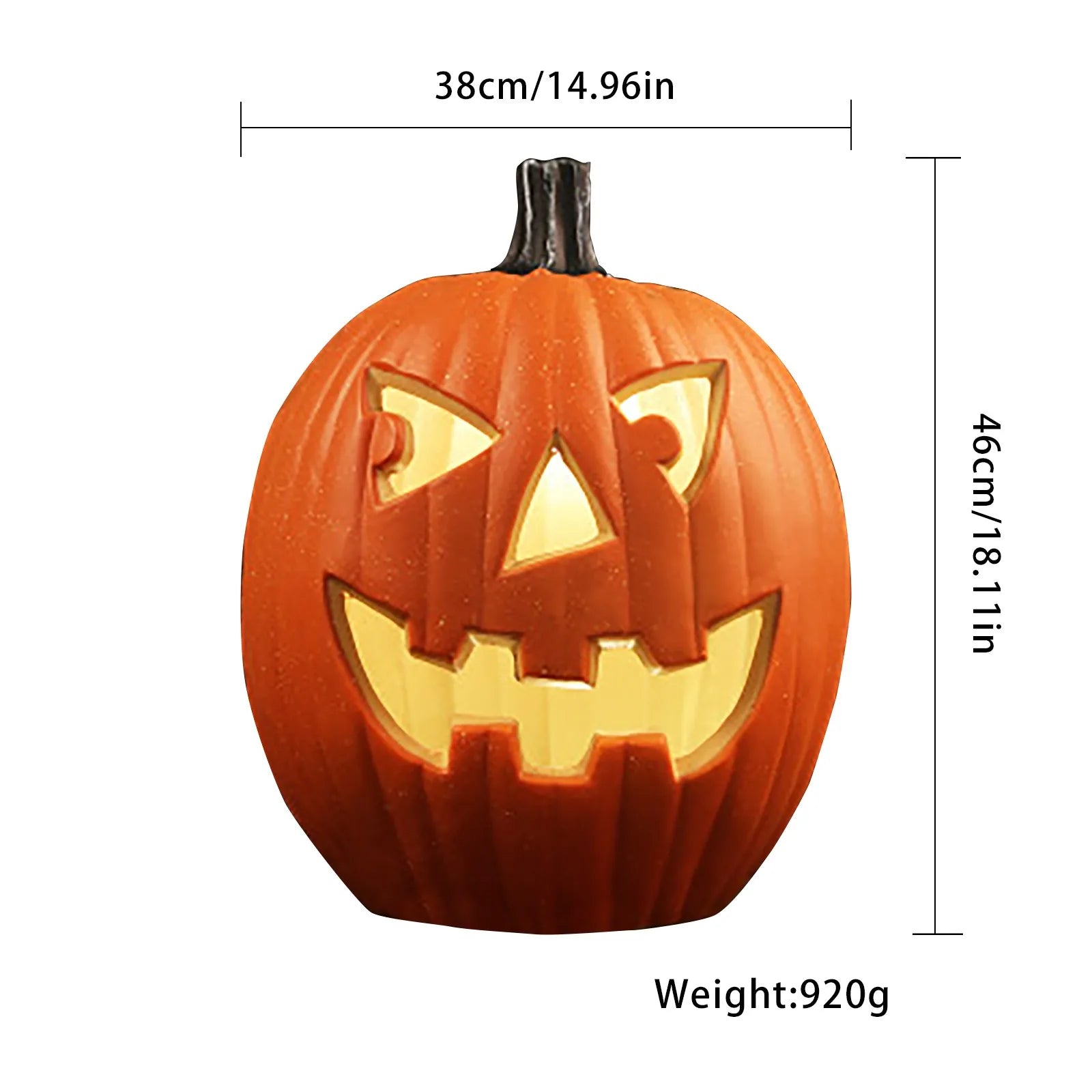Halloween Decor Pumpkin Light Pumpkin Decor Indoor and Outdoor Vintage Style Hollow Lighted Pumpkin Scene Layout Home Decoration