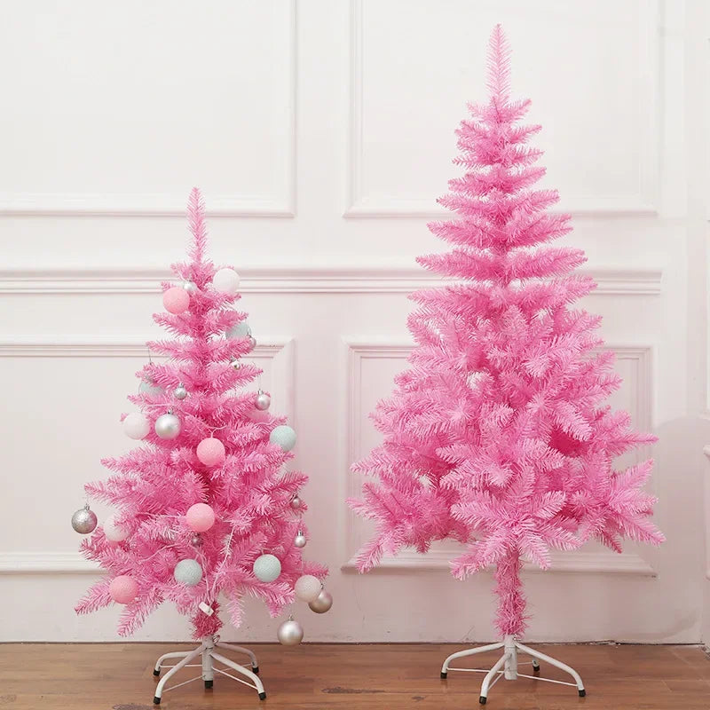 Artificial Xmas Decoration Window Ornaments Christmas Tree Pink Rose Red Christmas Tree Decorations Christmas Decoration Gift