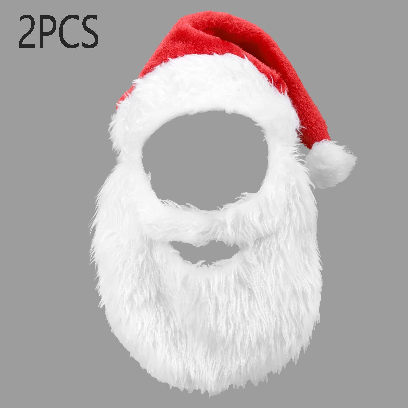 Christmas Decorations Santa Claus Bearded Christmas Hat Santa Claus Hat Red Hat Christmas Decorations