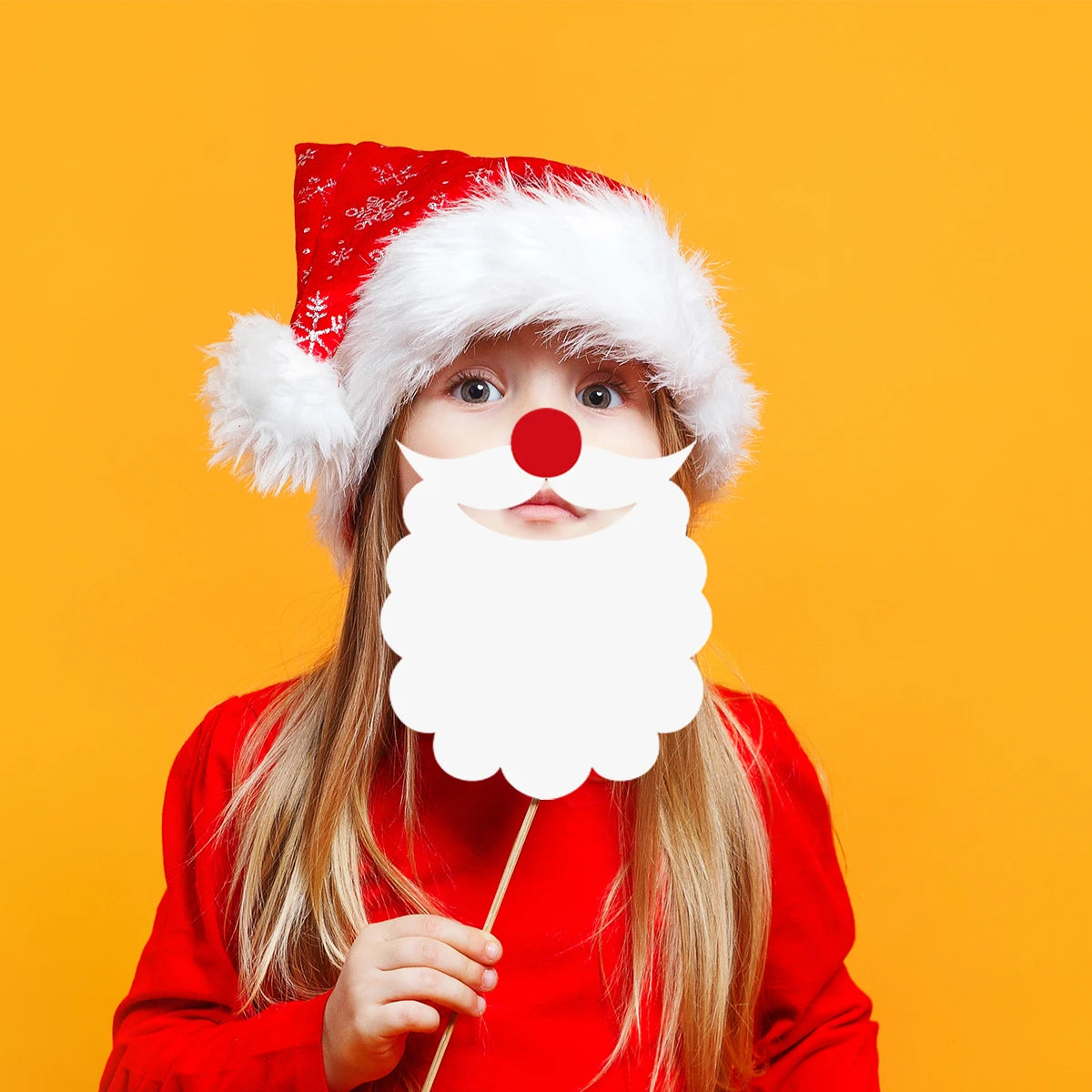 Christmas Photo Booth Props Kit Santa Claus Snowman Photo Props With Photo Booth Frame Selfie Props Christmas Party Decorations