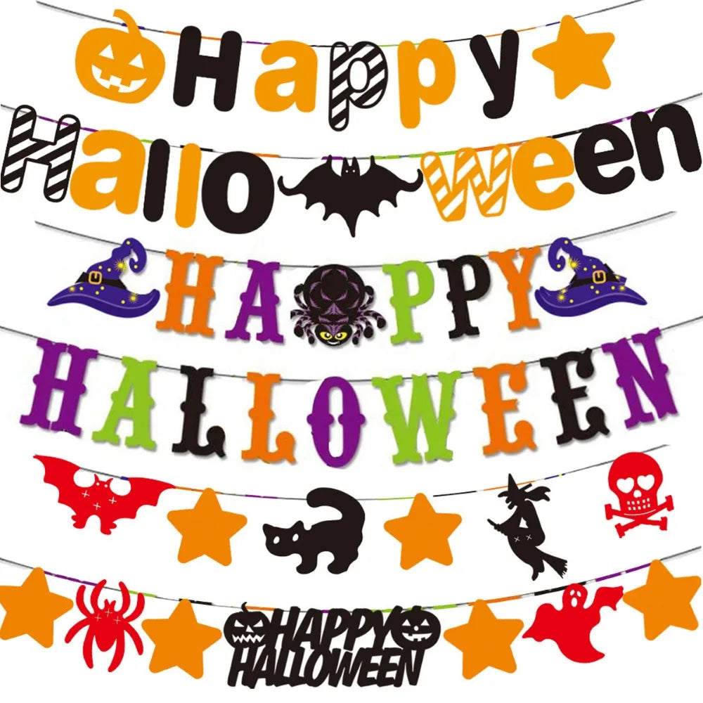 Halloween Decoration Banner for Home Living Room Decoration Halloween Party