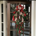 Christmas Door Hanging Garland Decoration Christmas Wreath Home Party Garland Christmas Flowers Window Deco Craft New Year