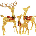 Christmas decorations Christmas Glow deer decorations mother and son deer ornaments Outdoor layout reindeer lights