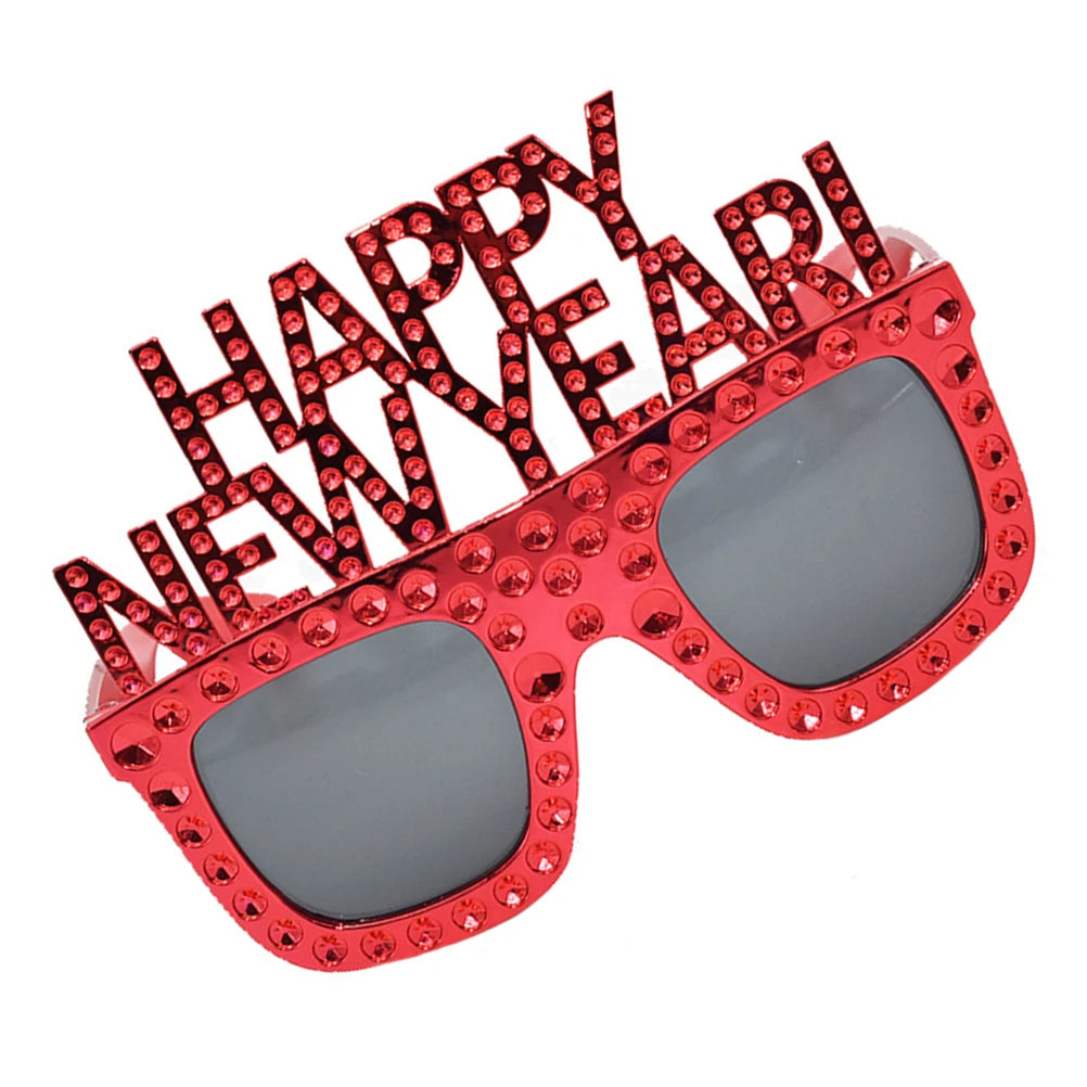 Happy New Year Funny Glasses Party Eyeglasses New Year's Eve Party Supplies Photo Props Fun Glasses 2023 Eyeglasses