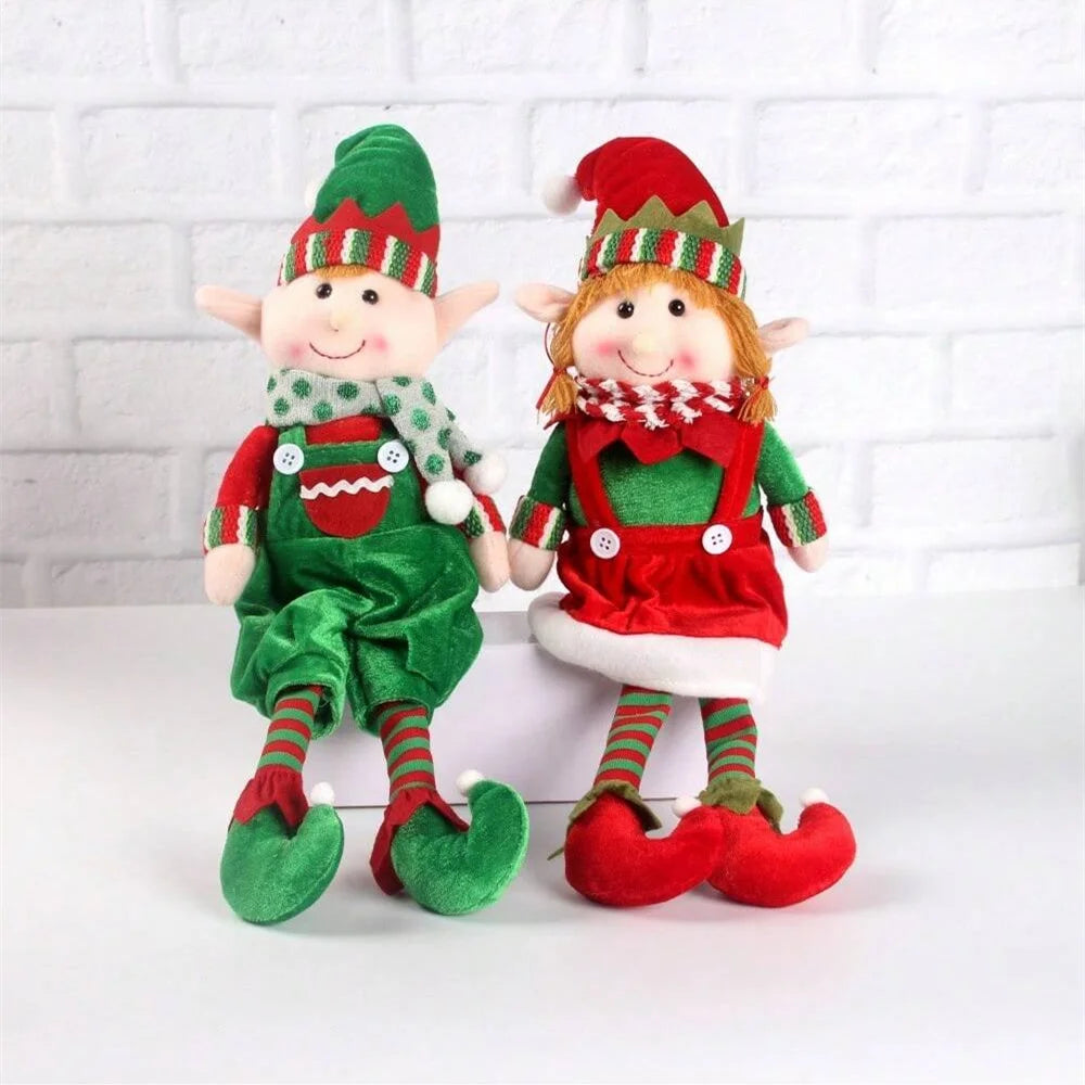 Christmas Fairy Decorations, & Cute Fairies Wearing Dresses, Perfect for Living Room, Bedroom, Dining Table, Christmas Tree