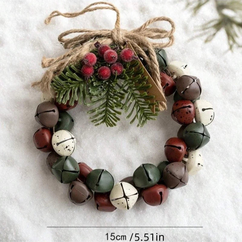 1PC Christmas decorations,wall hanging doors,flower garlands, bell strings, party decorations, living room decorations