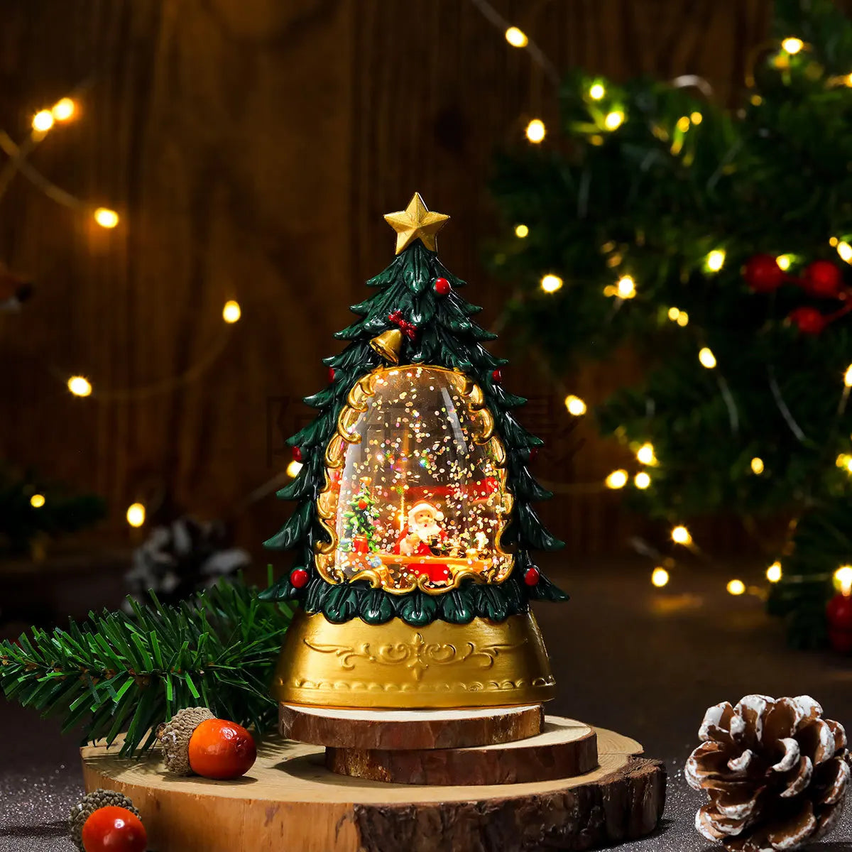 Christmas Scene Decoration Small Gifts Crafts Drifting Snow Crystal Ball Children's Toys Birthday Gift Decoration