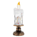 Christmas Decorations Wind Lamp Candle Candlestick Crystal Ball Lights Snow Snowflake Music Box Xmas Gift Scene Arrangement