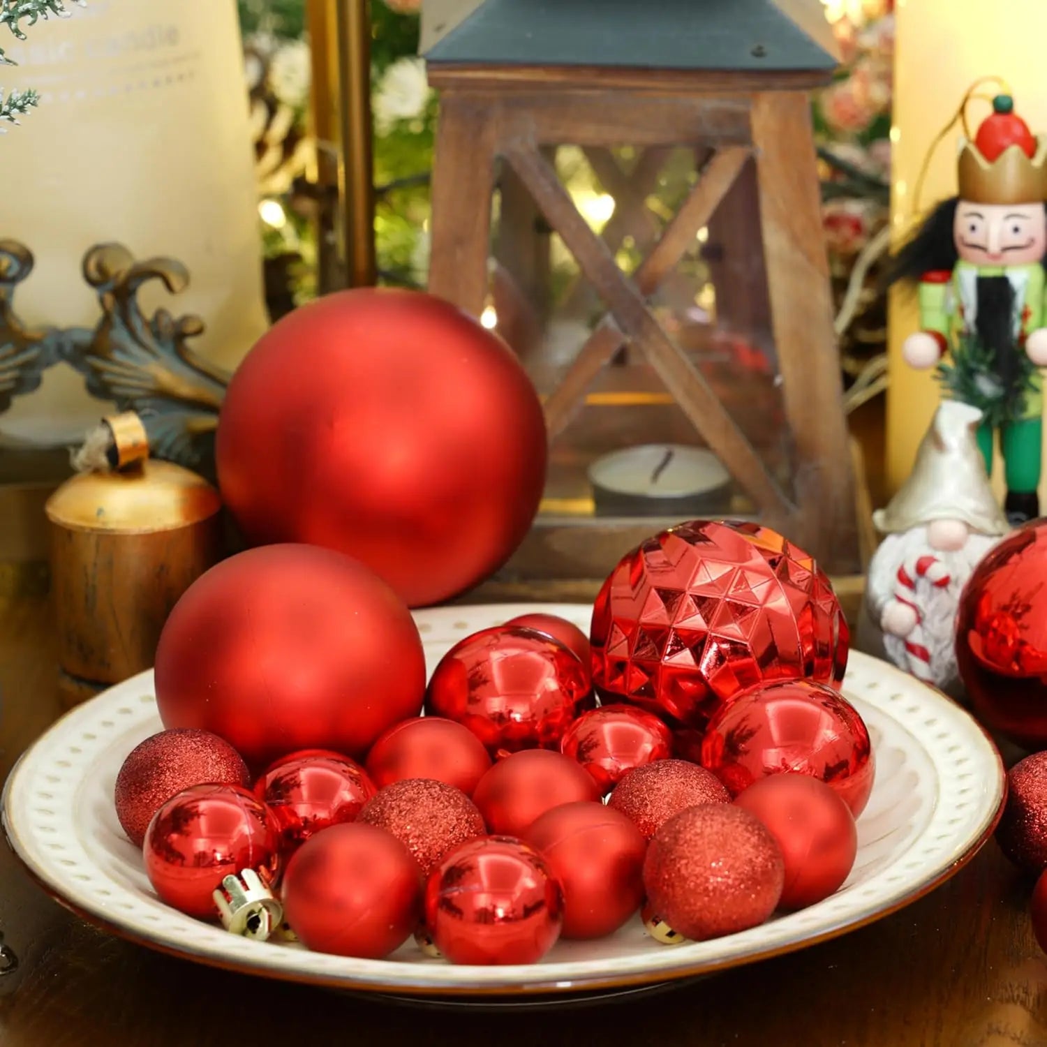 24PCS Shatterproof Christmas Ball Ornaments Xmas Tree Decorations Hanging Balls for Holiday Wedding Party Home Decor