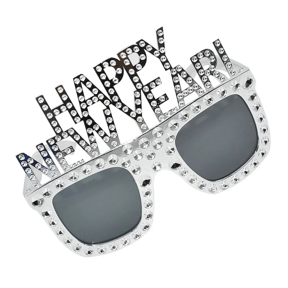 Happy New Year Funny Glasses Party Eyeglasses New Year's Eve Party Supplies Photo Props Fun Glasses 2023 Eyeglasses