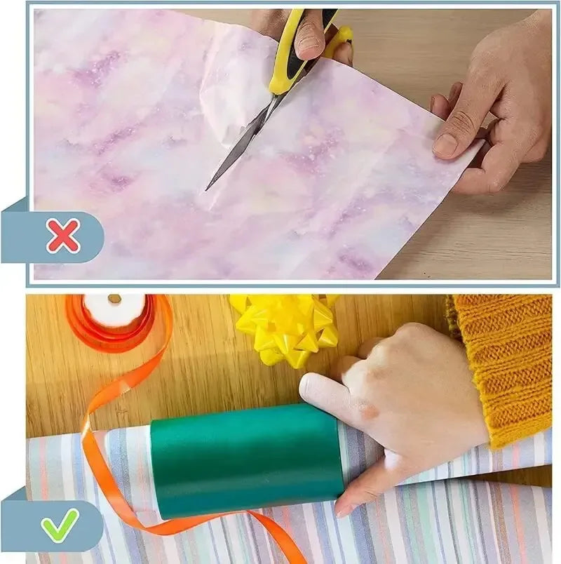 1pc Mini Portable Christmas Wrapping Paper Cutter Cutting Knife Wrapping Paper Cutter