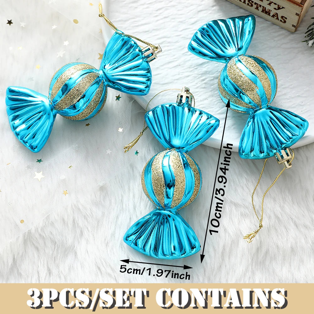 Mix Cute Candy Donuts Cupcake Ice Cream Cone Christmas Ornaments Kit Christmas Tree Hanging Decorations Gifts Navidad Natal