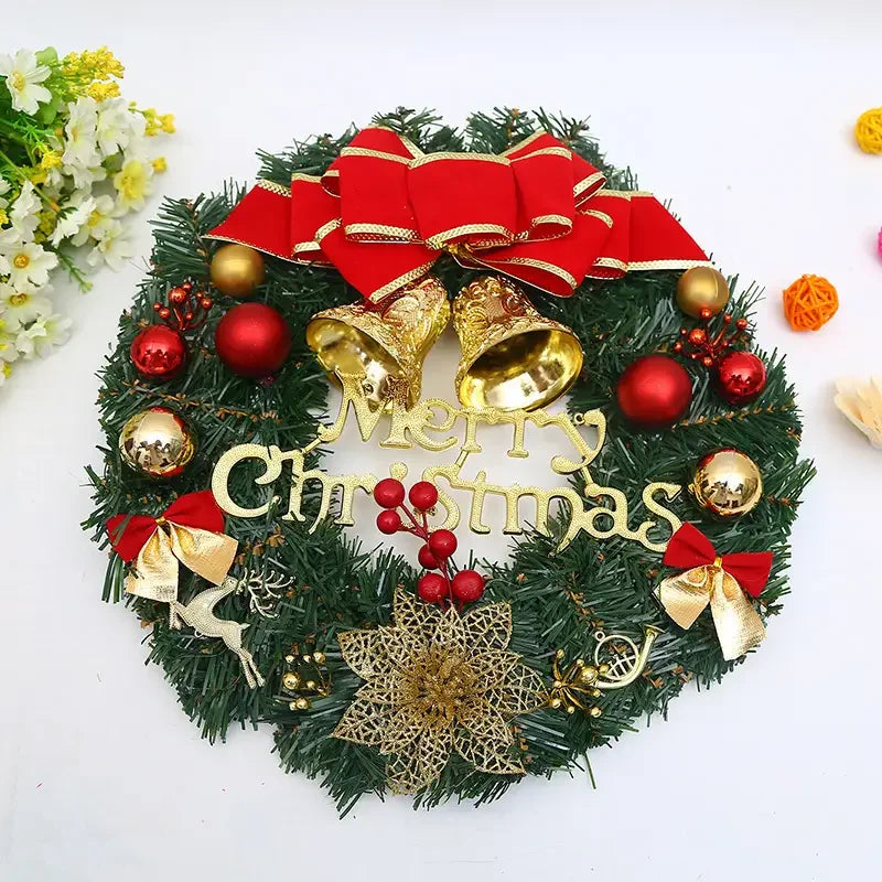6/7FT Realistic Green Artificial Christmas Tree,Unlit,Decorated with Natural Pinecones & Holly Berries, Quick Setup,Metal Stand