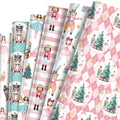 Nutcracker Wrapping Paper Festive Christmas Gift Packaging Christmas Gift Wrapping Paper Patterned Princess Themed Paper