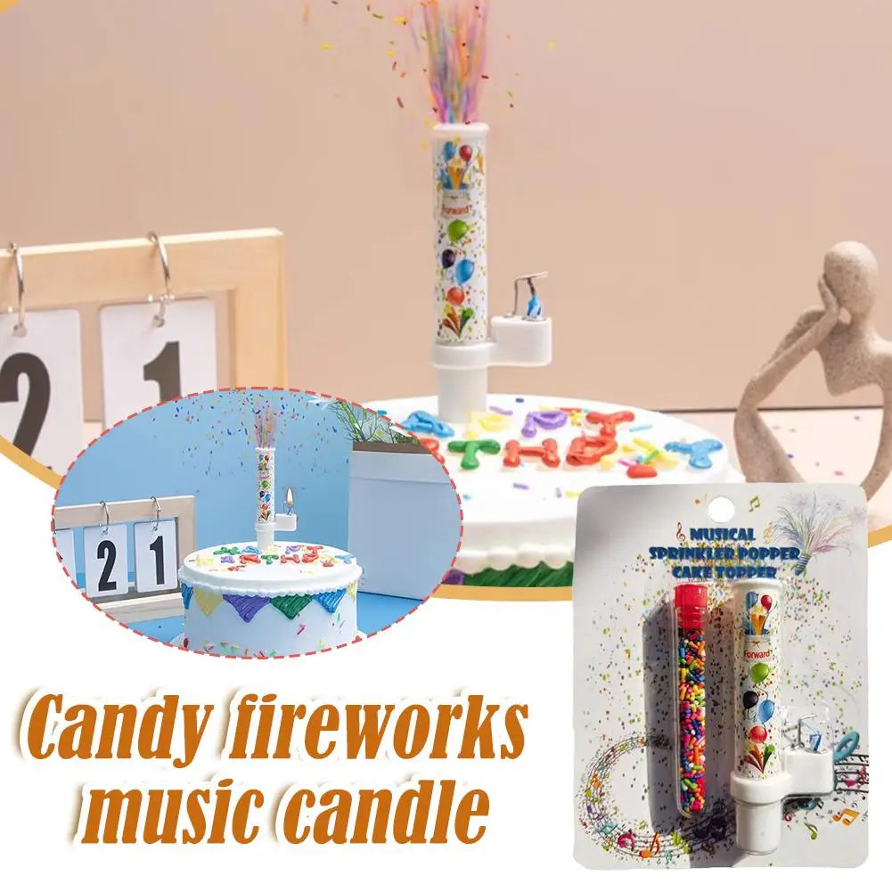 Colorful Candy Candle Set Creative Birthday Anniversary Gift Cake Decoration New Year Party Supplies Dessert Table Decor