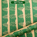 Christmas Kraft Wrapping Paper Cartoon Xmas Tree Santa Claus Gifts Packaging Paper DIY Craft Home Party Decoration Background