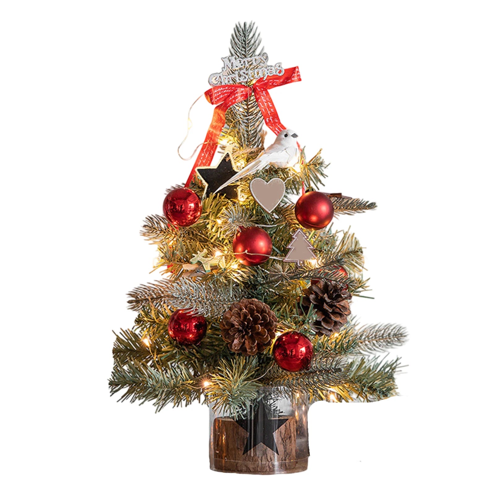 Christmas Tree Home Set Christmas Decorations Desktop Creative Ornaments For Desks And Dining Tables