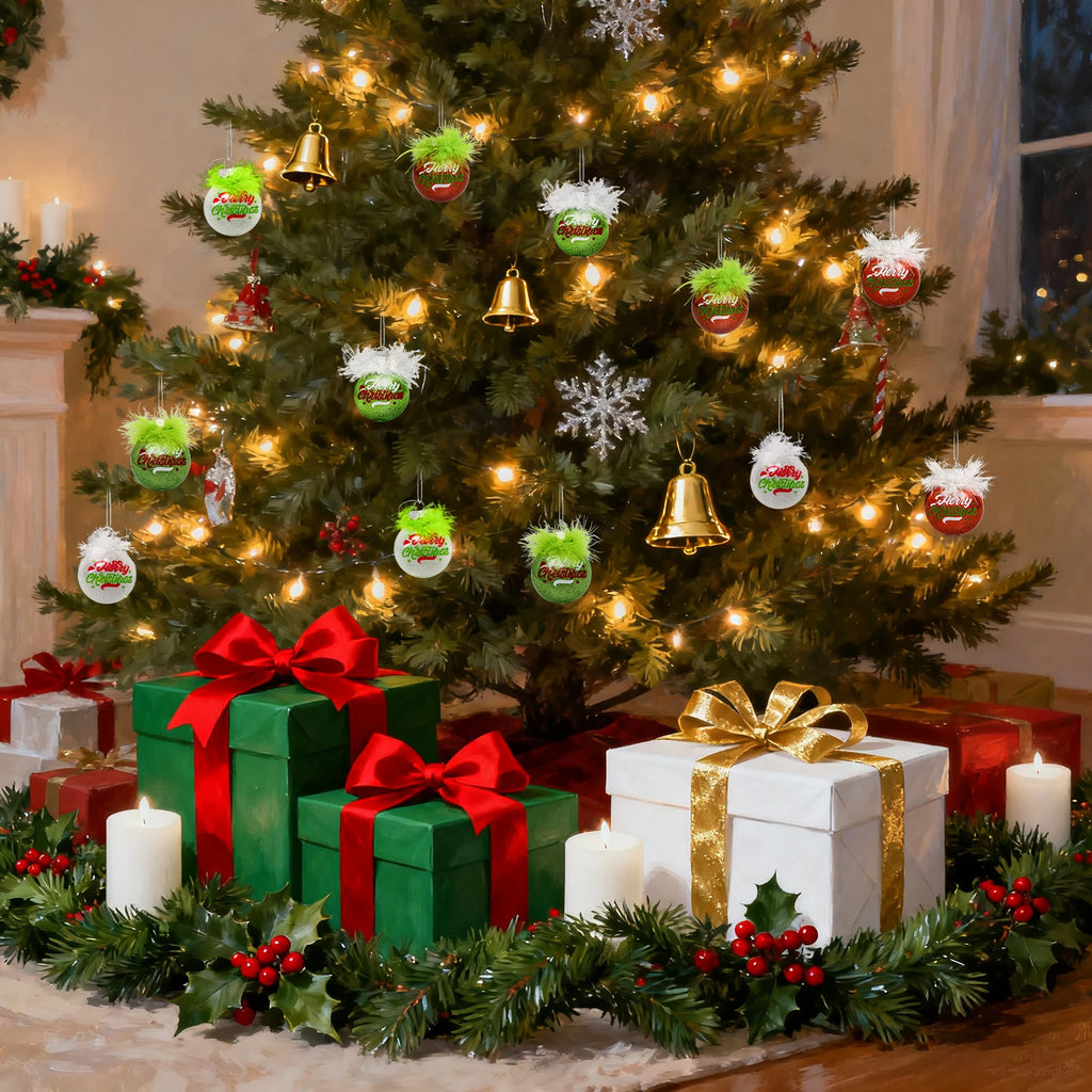 Christmas Ball Decoration Holiday Home Decoration Christmas Tree Decoration Indoor Party Supplies Scene Layout Props Navidad