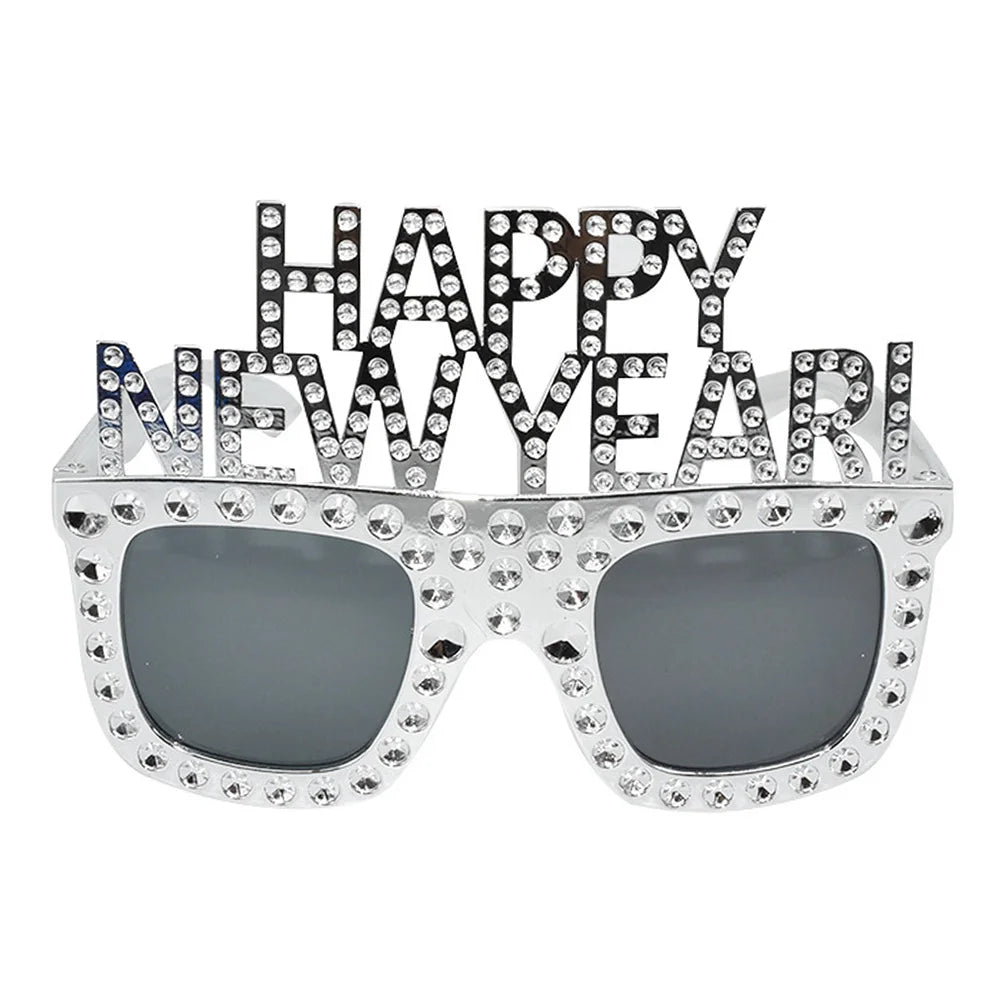 Happy New Year Funny Glasses Party Eyeglasses New Year's Eve Party Supplies Photo Props Fun Glasses 2023 Eyeglasses