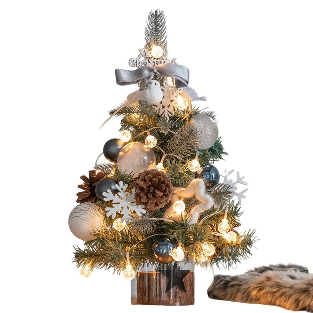 Christmas Tree Home Set Christmas Decorations Desktop Creative Ornaments For Desks And Dining Tables