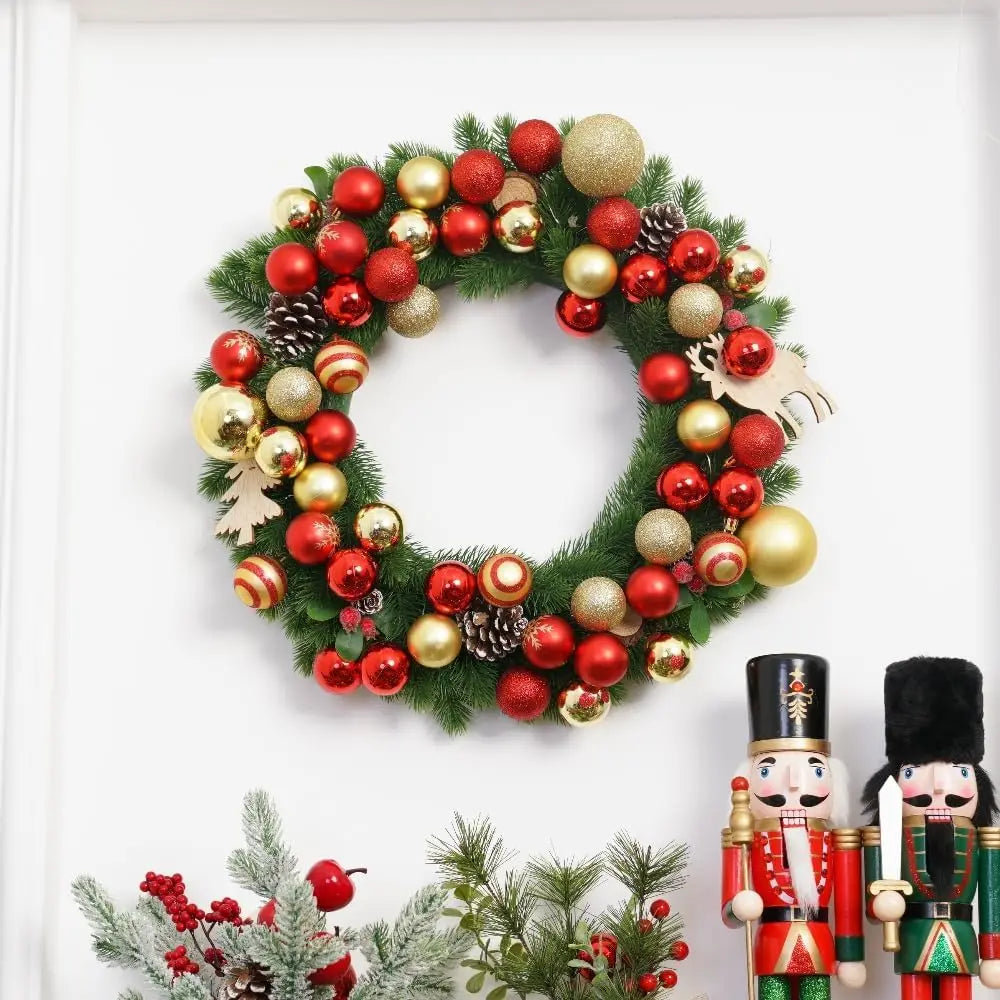 24PCS Shatterproof Christmas Ball Ornaments Xmas Tree Decorations Hanging Balls for Holiday Wedding Party Home Decor