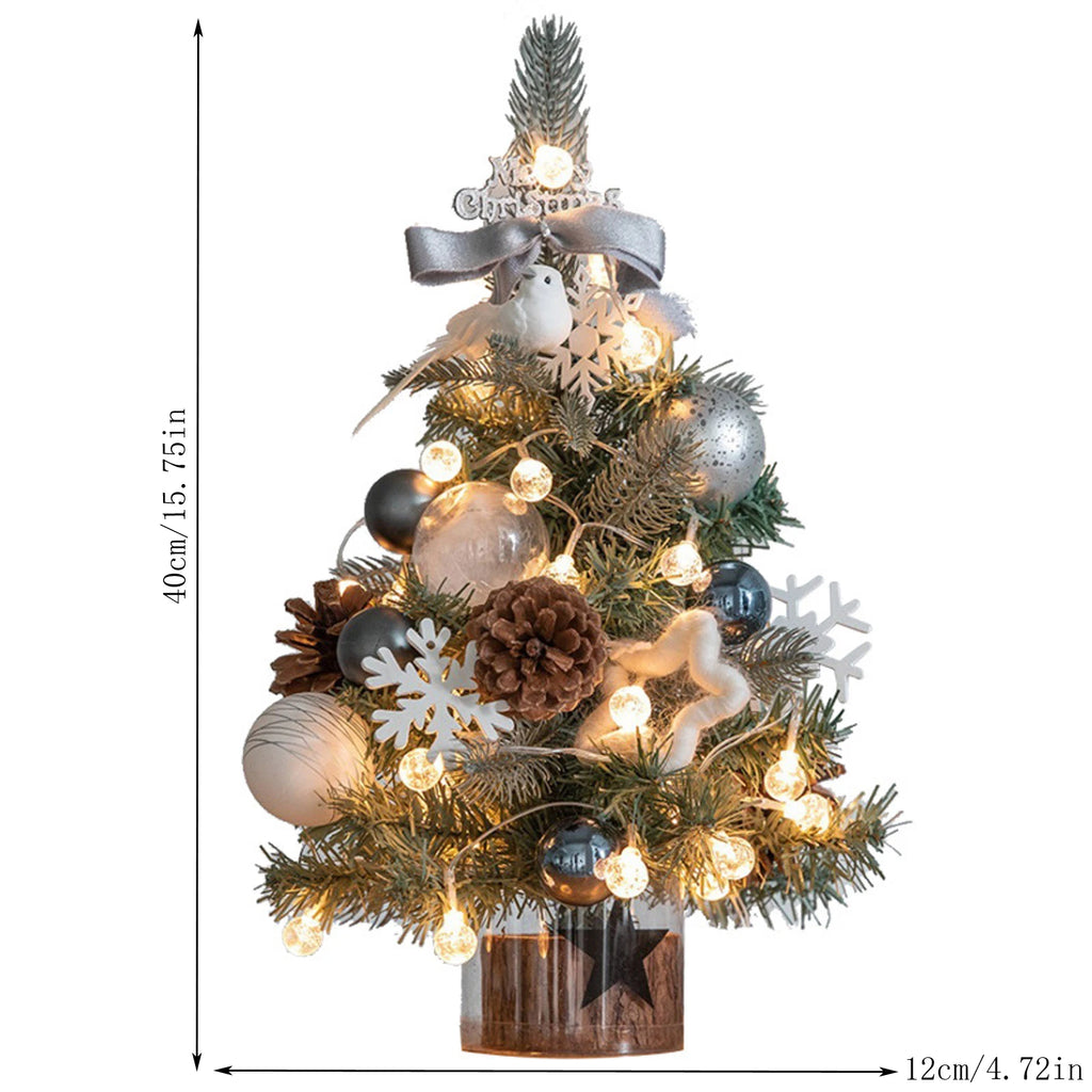 Christmas Tree Home Set Christmas Decorations Desktop Creative Ornaments For Desks And Dining Tables