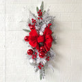 Festive Christmas Upside-Down Staircase Ornaments Home Wall Decorations Christmas Wreaths