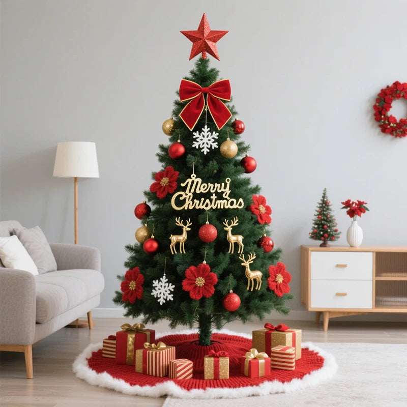 Christmas Decorations Set Christmas Tree Ornaments Hanging Home Decor Living Room Shop New Year Party Holiday Hat Dropshipping