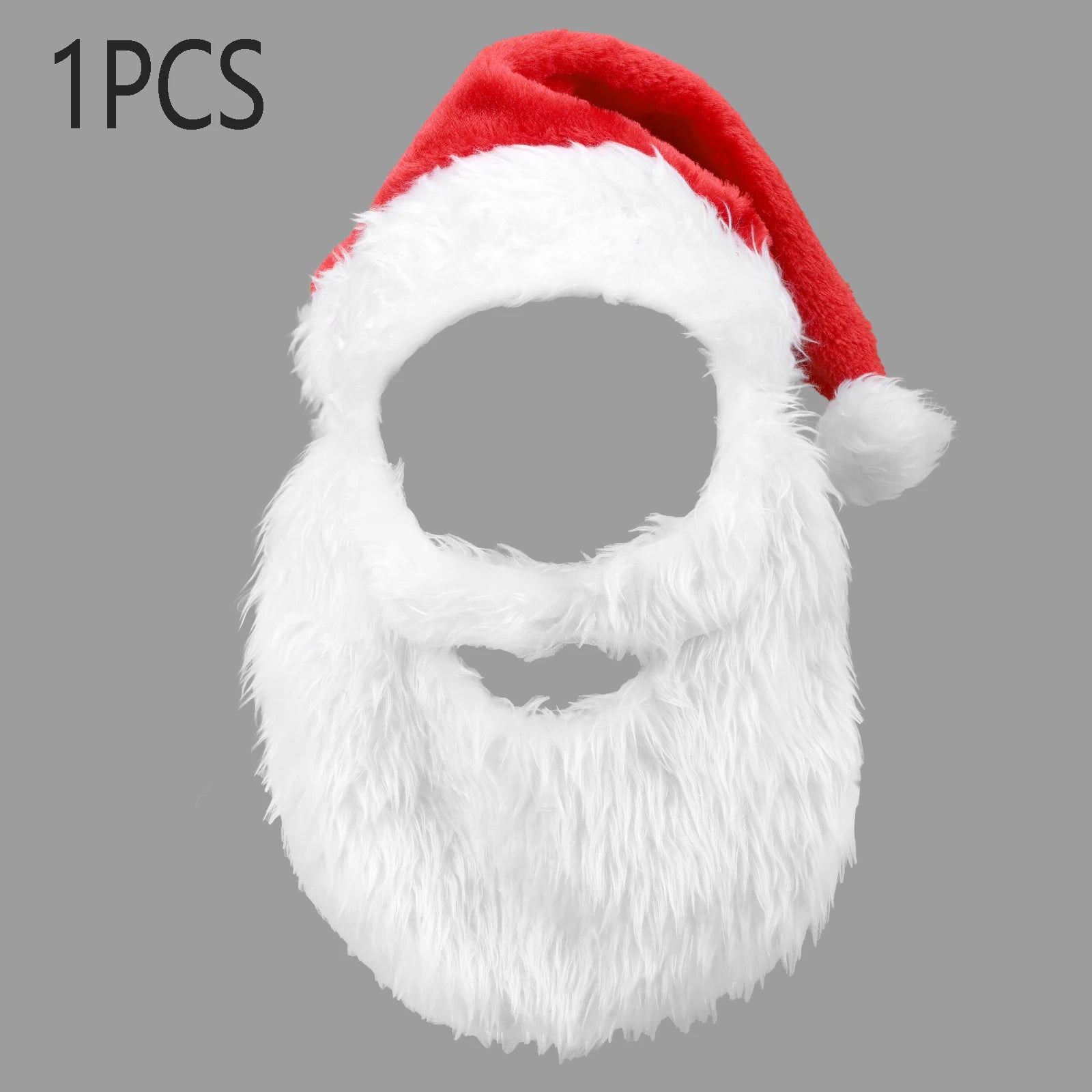 Christmas Decorations Santa Claus Bearded Christmas Hat Santa Claus Hat Red Hat Christmas Decorations