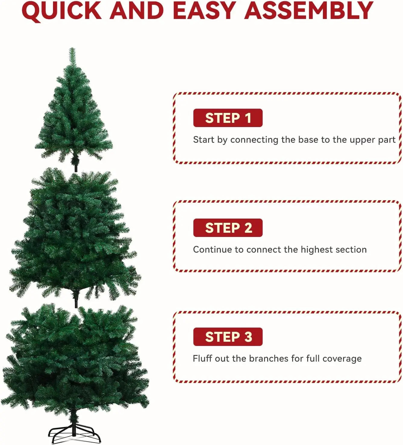 Christmas Decorations 210/180/150/120CM Artificial Christmas Tree Green Xmas Decor New Year Holiday Party Room Decor Home Decor