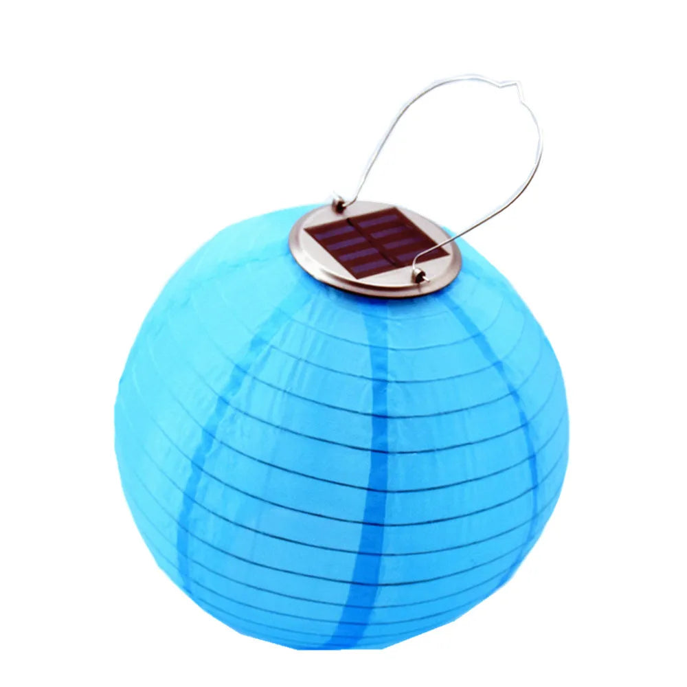 New Year Decoration Solar Light  Lantern Outdoor Waterproof Solar LED Lamp Festival Hanging Lantern Christmas Wedding Decor