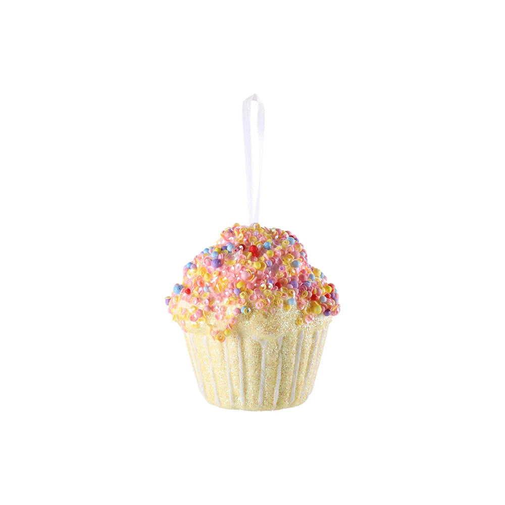 Mix Cute Candy Donuts Cupcake Ice Cream Cone Christmas Ornaments Kit Christmas Tree Hanging Decorations Gifts Navidad Natal