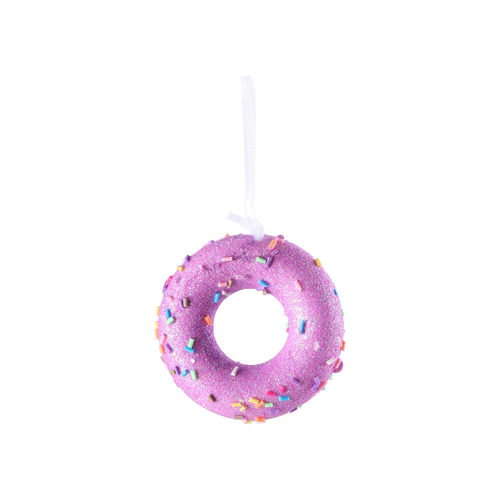 Mix Cute Candy Donuts Cupcake Ice Cream Cone Christmas Ornaments Kit Christmas Tree Hanging Decorations Gifts Navidad Natal
