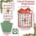 Christmas Cartoon Bingos Game Cards Merry Christmas Decoration for Home 2025 Bingo Game Set Navidad Natal New Year Gift 2026