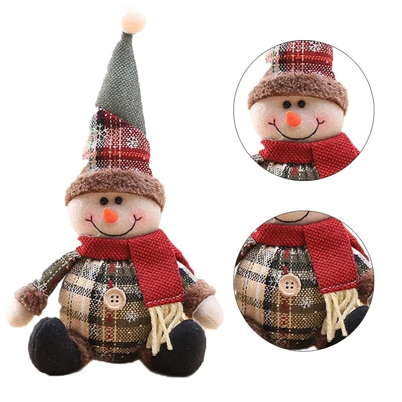 Christmas Santa Doll Merry Christmas Decorations For Home Table Xmas Decorations