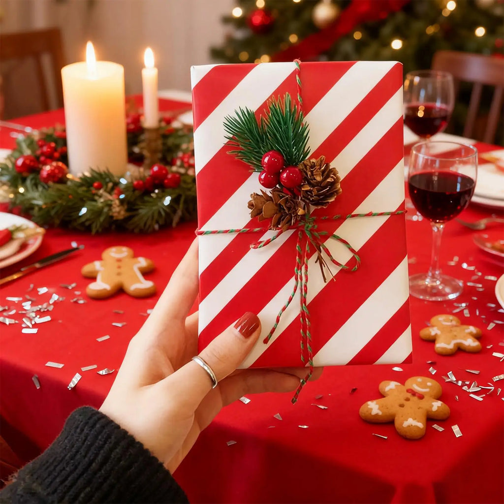 Christmas Decor Picks 10 Pieces Artificial Holiday Decoration Decorative Christmas Branches for Wedding Setup Greeting Cards