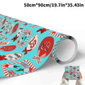 67 Santa-themed Christmas Wrapping Paper, 6 7 Children's Gift Wrap, 67 Humorous Christmas Wrap