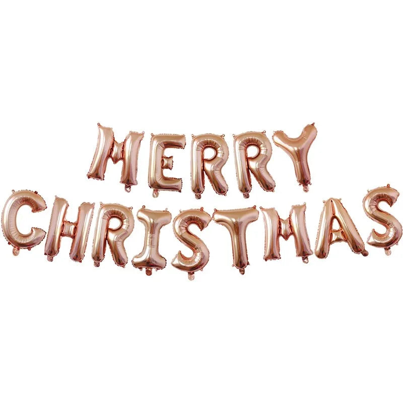 Christmas Decorations Merry Christmas Balloon Santa Claus Christmas Elk Foil Balloon Xmas Party Supplies 2025 ﻿Decoration