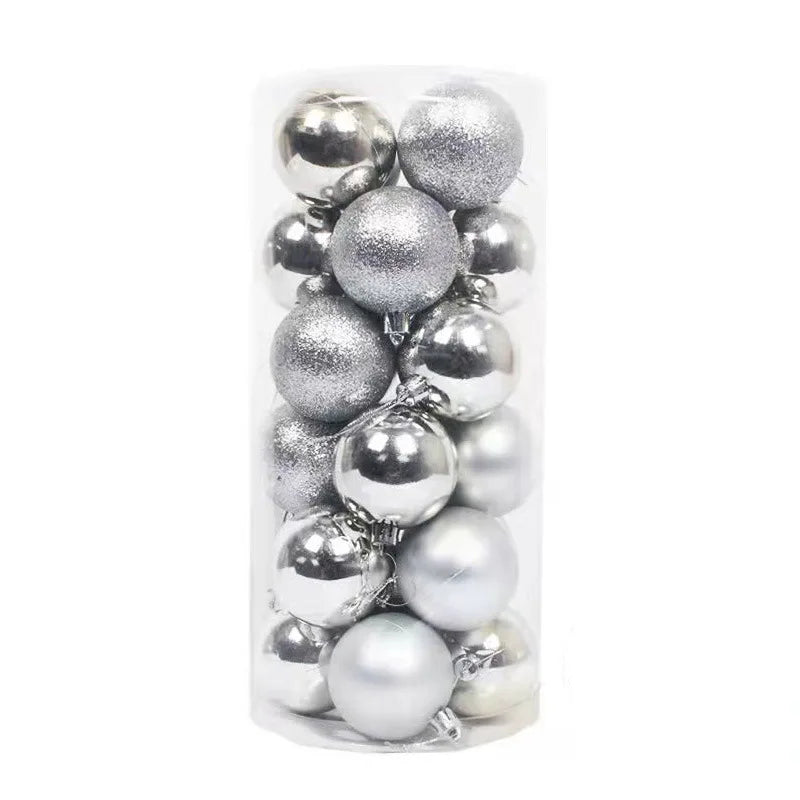 24PCS Shatterproof Christmas Ball Ornaments Xmas Tree Decorations Hanging Balls for Holiday Wedding Party Home Decor