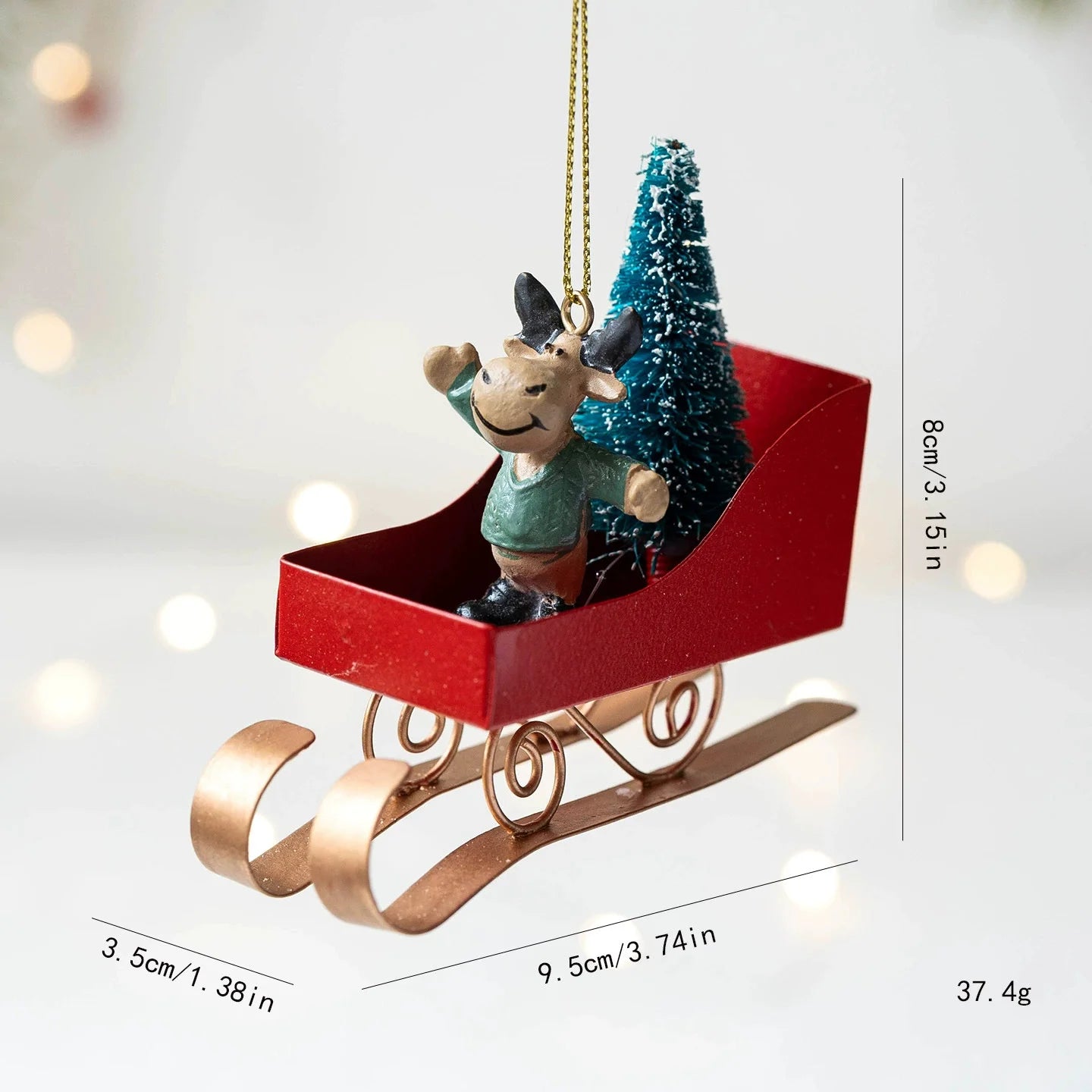 Retro Iron Christmas Pendant Antique Style Santa Claus Airplane Christmas Tree Hanging Decoration Ornaments Snowman Decorative