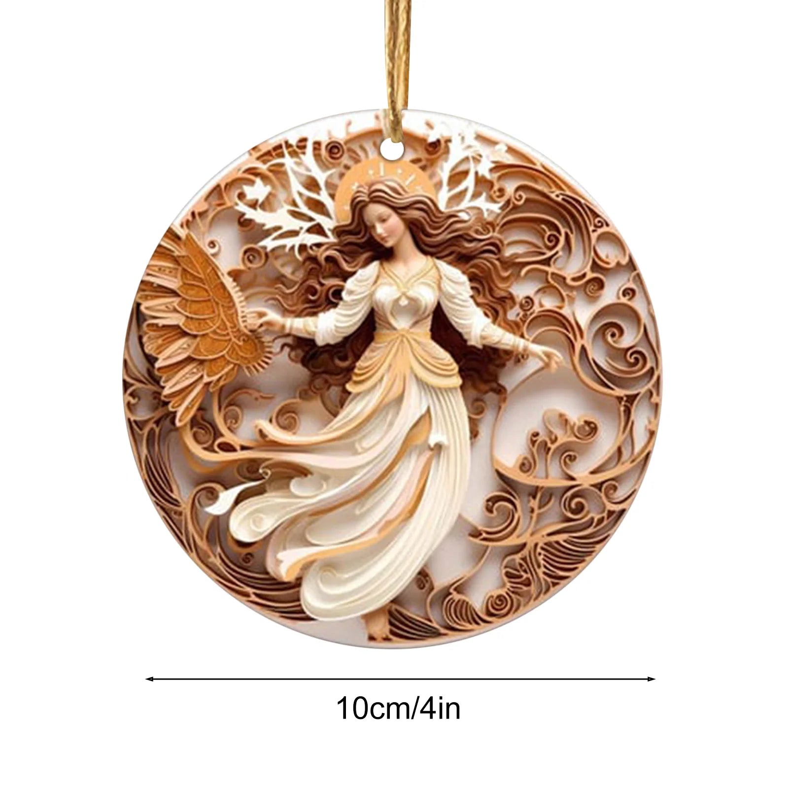 Christmas Nativity Ornaments 12X Christmas Decoration wooden Nativity Scene pendant Christmas Tree Decorations Easter Home Decor